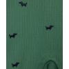 Little Me Clothes for Baby Boys’ Snap Closure Coverall and Matching Socks Set, 3 Months to 12 Months(Deep Grass Green)