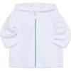Little Me Clothes for Baby Boys’ Swimsuit Hooded Cover-Up Sets, 6 Months – 4 Toddler(White)