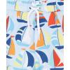 Little Me Clothes for Baby Boys’ Swimsuit Trunks, 6 Months – 4 Toddler(Blue Boat)