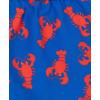Little Me Clothes for Baby Boys’ Swimsuit Trunks, 6 Months – 4 Toddler(Blue Lobster)