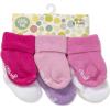 Little Me baby-girls 6 Pack Variety Socks(Purple/Pink/White)