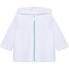Little Me Clothes for Baby Boys’ Swimsuit Hooded Cover-Up Sets, 6 Months – 4 Toddler(White)