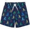 Little Me Clothes for Baby Boys’ Swimsuit Trunks, 6 Months – 4 Toddler(Blue)