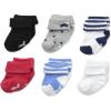 Little Me baby-boys Baby Boys’ 6 Pack Socks(Multi)