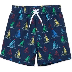 Little Me Clothes for Baby Boys’ Swimsuit Trunks, 6 Months – 4 Toddler(Blue)
