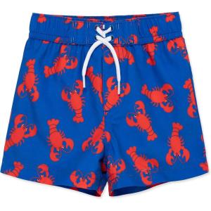 Little Me Clothes for Baby Boys’ Swimsuit Trunks, 6 Months – 4 Toddler(Blue Lobster)