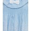 Little Me Baby Girls’ 3-Piece Tunic, Pant and Headband Set, 3-24 Months(White/Blue)