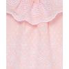 Little Me Baby Girls’ 3-Piece Tunic, Pant and Headband Set, 3-24 Months(White/Pink)