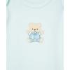 Little Me Clothes for Baby Boys’ 2-Piece Nightgown and Cap Set 100% Cotton with Elastic Bottom, Baby Essentials, 0-3 Months(Light Blue)