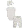 Little Me Clothes for Baby Boys’ Bodysuit, Pant and Hat Set, 3 Months – 12 Months(Oatmeal Giraffes)