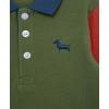 Little Me Clothes for Baby Boys’ Long Sleeve Polo Shirt and Pant Sets, 12 Months – 4T(Green/Blue)