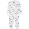 Little Me Clothes for Baby Boys’ Zip Front Pajama Footie, 12-24 Months(Marshmallow)