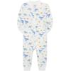 Little Me Clothes for Baby Boys’ Zip Front Pajama Footie, 12-24 Months(Marshmallow)
