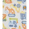 Little Me Clothes for Baby Boys’ Zip Front Pajama Footie, 12-24 Months(Marshmallow/Placid Blue)