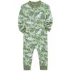 Little Me Clothes for Baby Boys’ Zip Front Pajama Footie, 12-24 Months(Mistletoe)