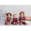 Little Me Clothes for Baby Boys’ and Girls’ Christmas Matching Plaid Pajamas and Nightgowns, 3 Months up to Girls 10(Plaid Red)