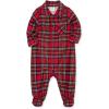 Little Me Clothes for Baby Boys’ and Girls’ Christmas Matching Plaid Pajamas and Nightgowns, 3 Months up to Girls 10(Xmas Holiday Christmas Plaid Footie Sleeper Boys)