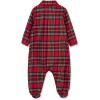 Little Me Clothes for Baby Boys’ and Girls’ Christmas Matching Plaid Pajamas and Nightgowns, 3 Months up to Girls 10(Xmas Holiday Christmas Plaid Footie Sleeper Boys)