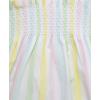 Little Me Clothes for Baby Girls’ 100% Cotton Woven Bubble Romper and Headband Set, 3 to 12 Months(Candy White/Multi)