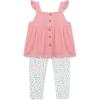 Little Me Clothes for Baby Girls’ 3-Piece Tunic and Pant Play Sets, 12 Months – 4 Toddler(Floral)