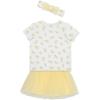 Little Me Clothes for Baby Girls’ Fashion Skirt and Headband Set, Pink, 12 Months – 4 Toddler(Yellow)