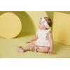 Little Me Clothes for Baby Girls’ Gauze Romper and Headband Set, 3-12 Months(Green)