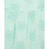 Little Me Clothes for Baby Girls’ Gauze Romper and Headband Set, 3-12 Months(Green Eyelet)