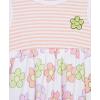 Little Me Clothes for Baby Girls’ Popover Bodysuit Dress and Hat Set, 3-12 Months(Peach Amber/Multi)