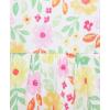 Little Me Clothes for Baby Girls’ Popover Bodysuit Dress and Headband Set, 3-12 Months(Happy Floral)