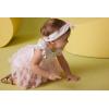 Little Me Clothes for Baby Girls’ Popover Bodysuit Dress and Headband Set, 3-12 Months(Pink Strawberry)