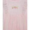 Little Me Clothes for Baby Girls’ Popover Bodysuit Dress and Headband Set, 3-12 Months(Pink Strawberry)