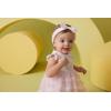 Little Me Clothes for Baby Girls’ Popover Bodysuit Dress and Headband Set, 3-12 Months(White)