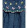 Little Me Clothes for Baby Girls’ Sundress with Panty, 12 Months – 4 Toddler(Blue)