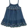 Little Me Clothes for Baby Girls’ Sundress with Panty, 12 Months – 4 Toddler(Blue)