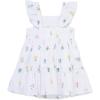 Little Me Clothes for Baby Girls’ Sundress with Panty, 12 Months – 4 Toddler(Bright White Floral)