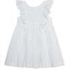 Little Me Clothes for Baby Girls’ Sundress with Panty, 12 Months – 4 Toddler(White)