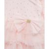 Little Me Clothes for Baby Girls’ Tutu Shirt and Legging Set, 3 Months to 24 Months(Barely Pink/Gold Dot Shine)