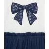 Little Me Clothes for Baby Girls’ Tutu Shirt and Legging Set, 3 Months to 24 Months(Medieval Blue/Marshmallow)
