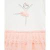Little Me Clothes for Baby Girls’ Tutu Shirt and Legging Set, 3 Months to 24 Months(Seashell Pink)