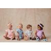 Little Me Simply Essential Solids 100% Organic Clothes for Baby Girls’ Dress and Headband Set, 3-12 Months