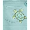 Little Me baby-boys 2-piece Tee Shirt and Shortall Set(Aquifer/Pale Grey)