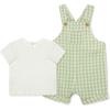 Little Me Baby-Boys 2-piece Gauze Tee Shirt and Shortall Set, 3 to 12 Months
