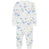 Little Me Clothes for Baby Boys’ Zip Front Pajama Footie, 12-24 Months(Marshmallow)