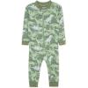 Little Me Clothes for Baby Boys’ Zip Front Pajama Footie, 12-24 Months(Mistletoe)