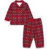 Little Me Clothes for Baby Boys’ and Girls’ Christmas Matching Plaid Pajamas and Nightgowns, 3 Months up to Girls 10(Plaid Coat Pj)