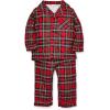 Little Me Clothes for Baby Boys’ and Girls’ Christmas Matching Plaid Pajamas and Nightgowns, 3 Months up to Girls 10(Plaid Red)