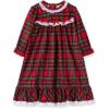 Little Me Clothes for Baby Boys’ and Girls’ Christmas Matching Plaid Pajamas and Nightgowns, 3 Months up to Girls 10(Red)