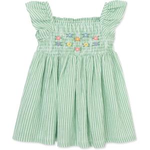 Little Me Clothes for Baby Girls’ Sundress with Panty, 12 Months – 4 Toddler(Absinthe Green)