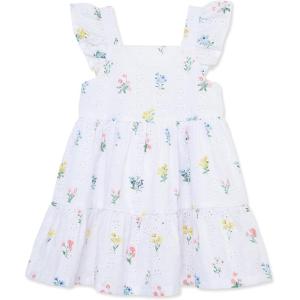 Little Me Clothes for Baby Girls’ Sundress with Panty, 12 Months – 4 Toddler(Bright White Floral)