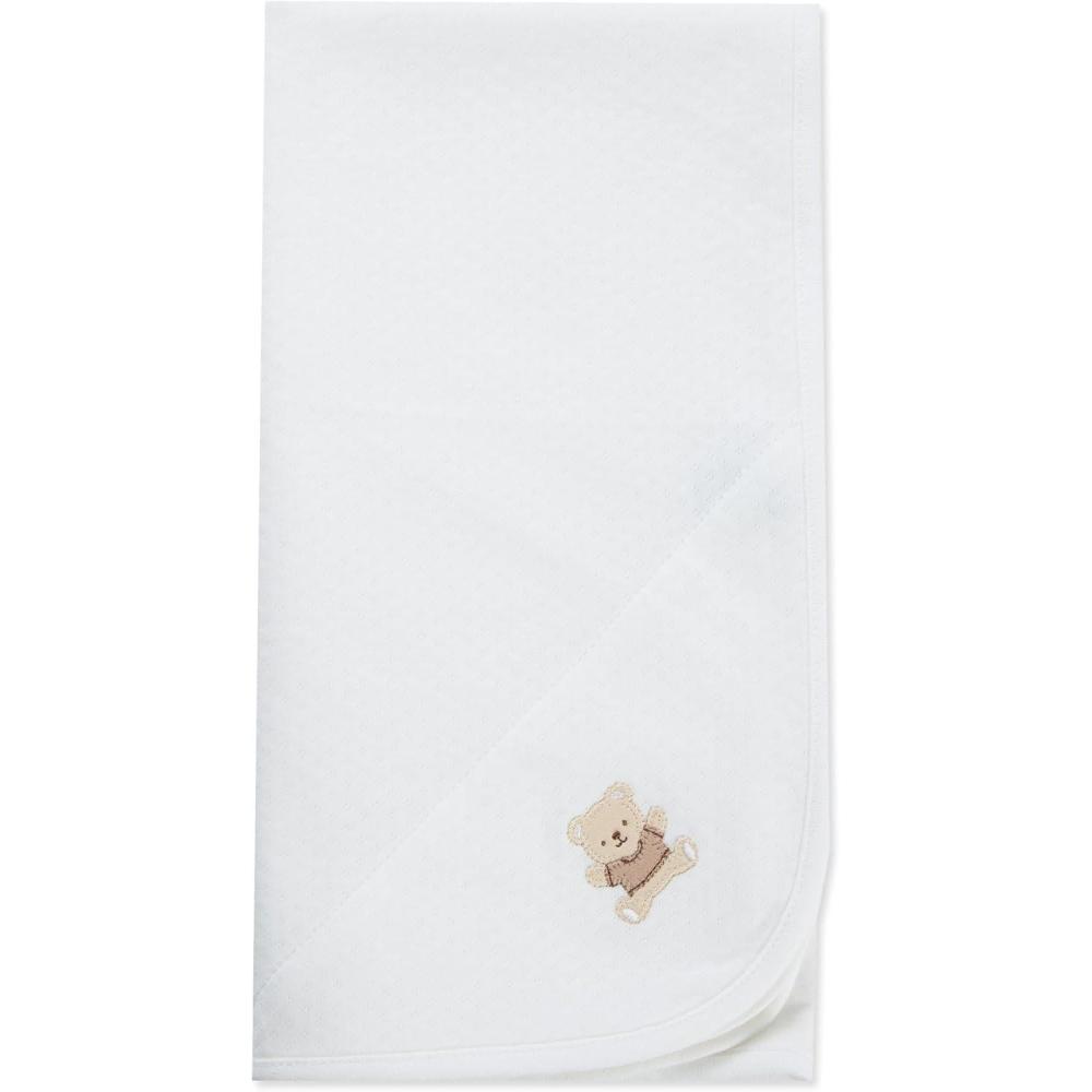 imageLittle Me Blankets for Baby Girls Blankets for Baby Bunnies Swaddling Receiving BlanketGentle Bear